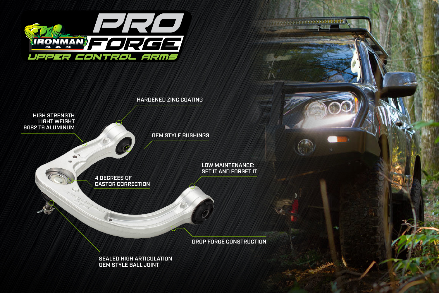 Pro Forge Upper Control Arms Suited ForLexus GX470/GX460