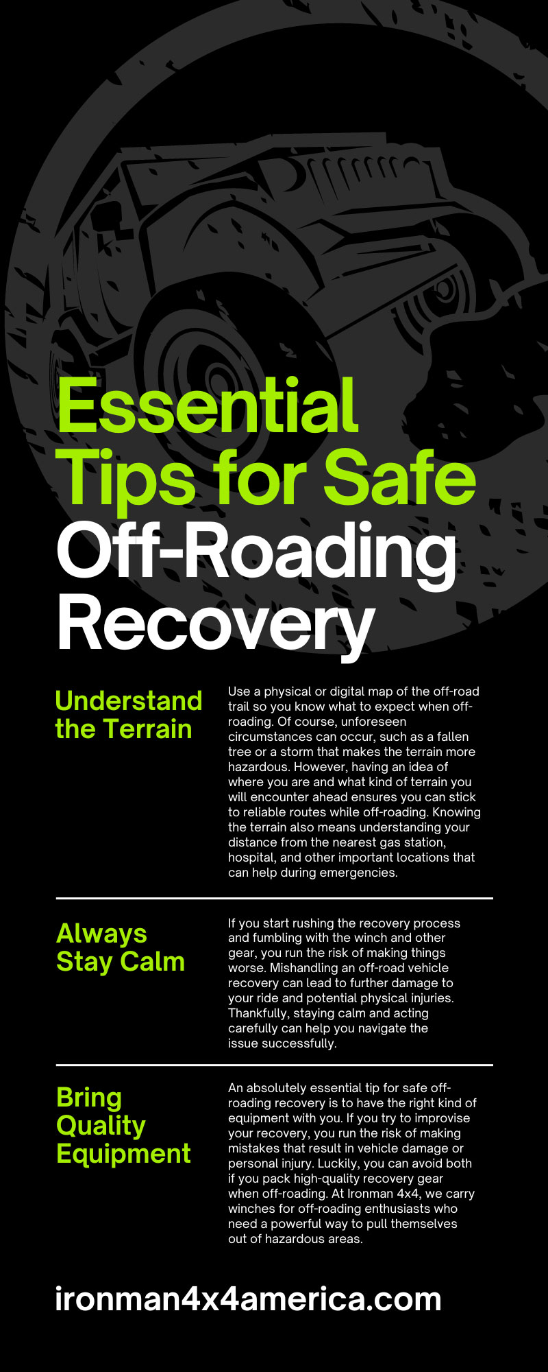 6 Essential Tips for Safe Off-Roading Recovery