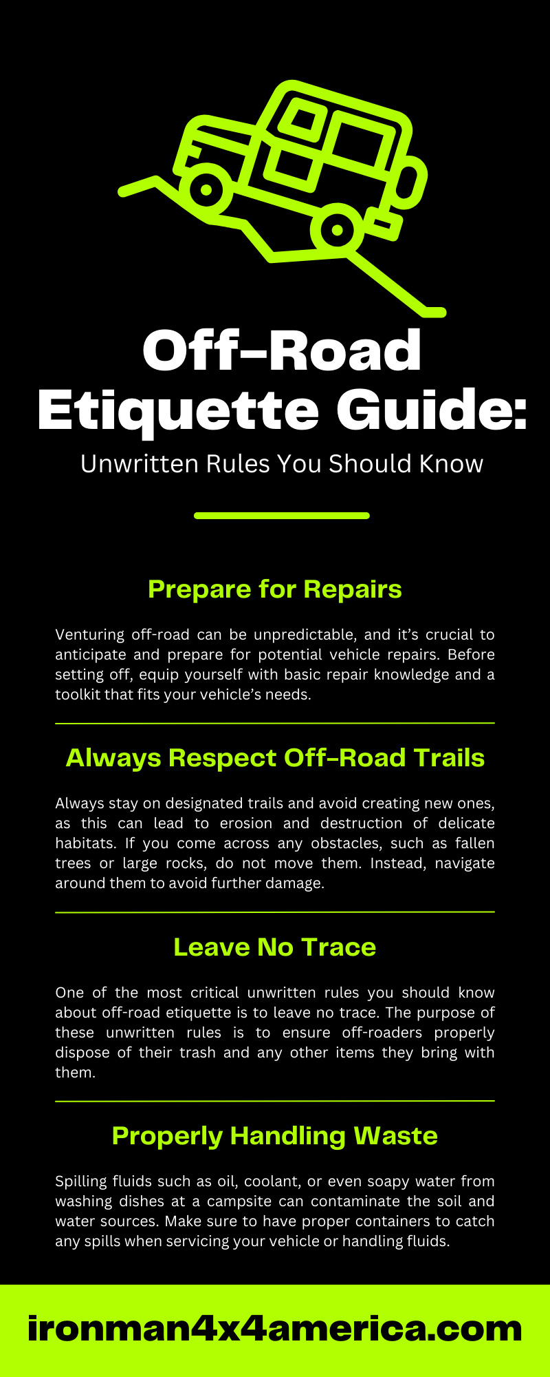 Off-Road Etiquette Guide: Unwritten Rules You Should Know