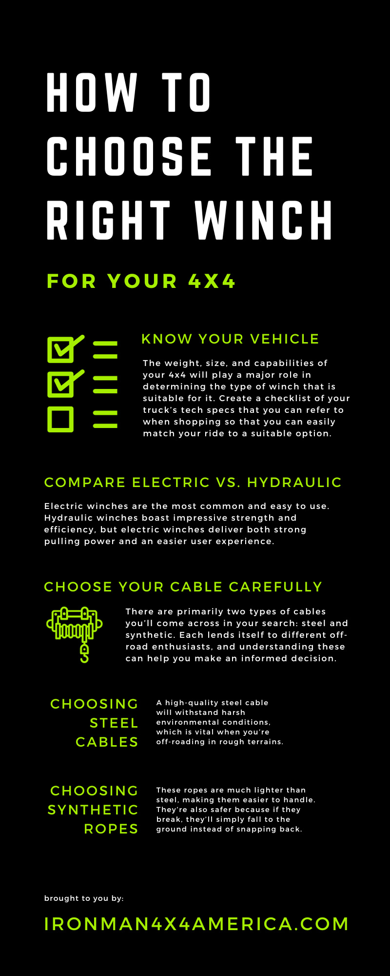 How To Choose the Right Winch for Your 4x4